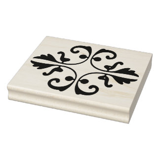 Verzierte Dekoration Rubber Art Briefmarke Gummistempel