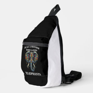 Verzierte Elefanten künstlerische Reverie Crossbody Bag