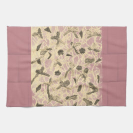 Verzierte Floating Bows Geschirrtuch