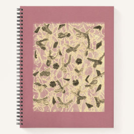 Verzierte Floating Bows Notizbuch