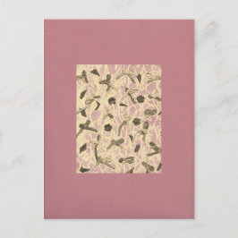 Verzierte Floating Bows Postkarte