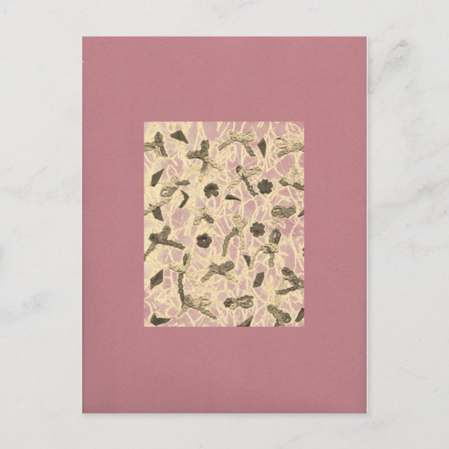 Verzierte Floating Bows Postkarte (Vorderseite)