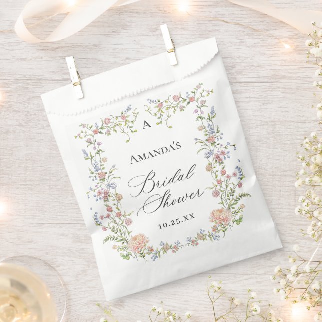 Verzierte Grace Pastel Blush Brautparty Geschenktütchen (Ausgeschnitten)