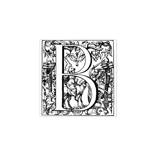 Verzierte Hauptstadt B, Renaissance, 17. Jahrhunde Gummistempel (Prägung)