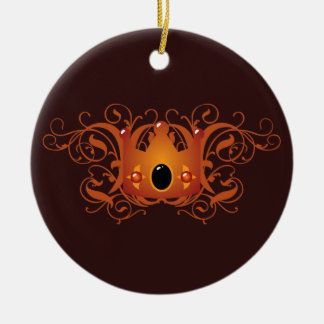Verzierte Krone Keramikornament