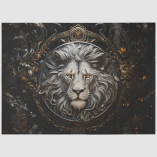 Verzierte Lion Seidenpapier
