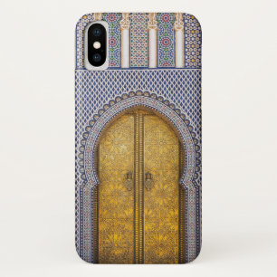 Verzierte Türen des Königspalastes iPhone X Hülle