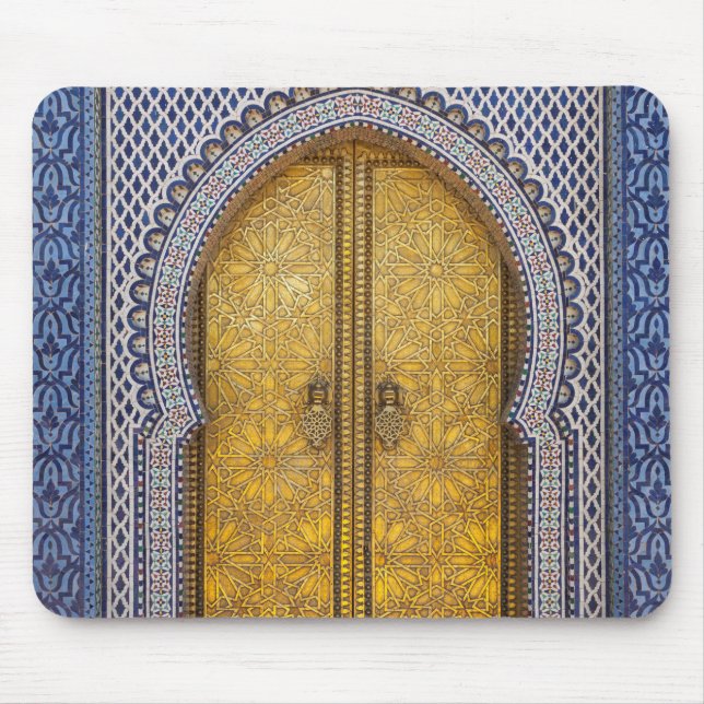 Verzierte Türen des Königspalastes Mousepad (Vorne)