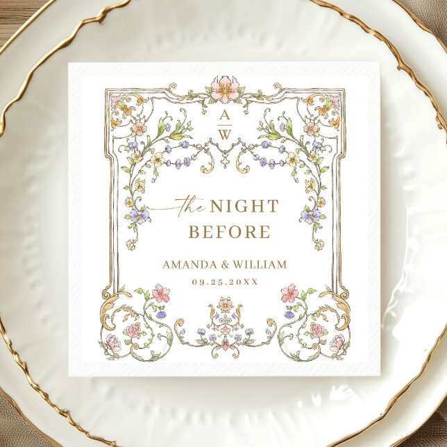 Verzierte Viktorianische Bohemische Blume Probe Ab Serviette (Von Creator hochgeladen)