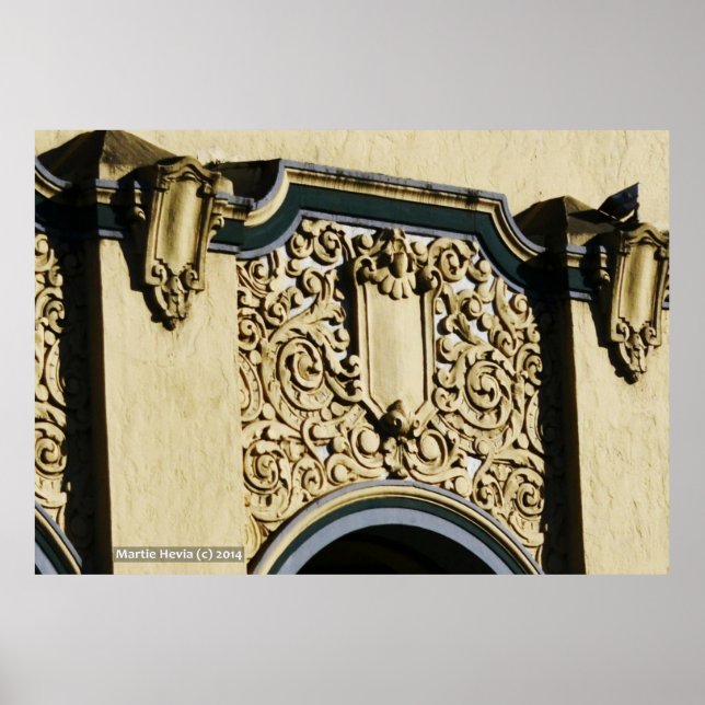 Verzierte Wall Art Poster (Vorne)