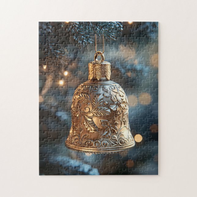 Verzierte Weihnachtsglocke (Vertikal)