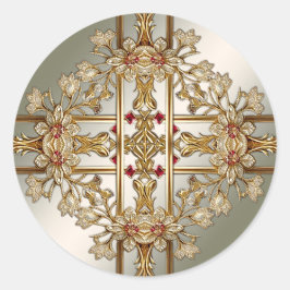 Verzierter Aufkleber