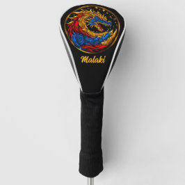 Verzierter chinesischer Drache mit mehreren Farben Golf Headcover