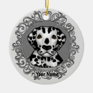 Verzierter Dalmatiner Keramik Ornament