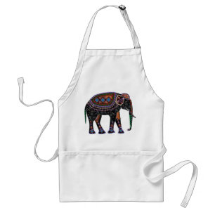 Verzierter Elefant Schürze