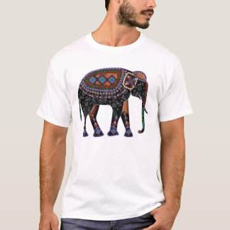 Verzierter Elefant T-Shirt