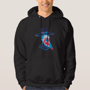 Verzierter Pestarzt mit Schädel für das Mittelalte Hoodie