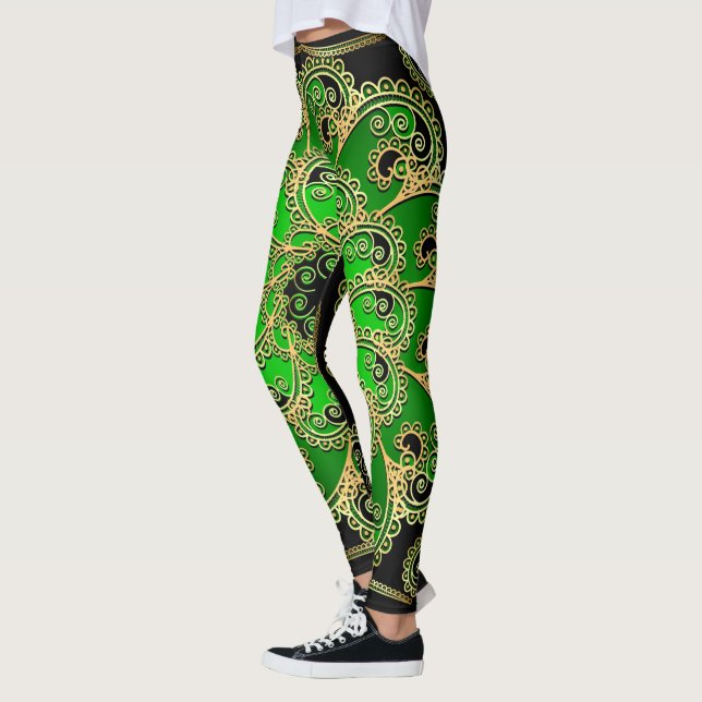 Verzierter Pop Mode Leggings (Links)