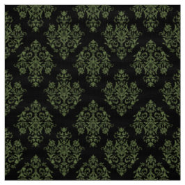 Verziertes Barockschwarzes Damasmuster Stoff