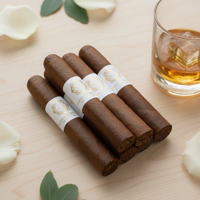 Verziertes Blumenmuster-Monogramm-Hochzeitszange (Von Creator hochgeladen)