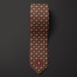 Verziertes Burgund und Gold Mandala Monogram Krawatte<br><div class="desc">Fügen Sie Ihrer Hochzeit oder Ihrem Business eine stilvolle Drehung mit unserer Verzierten Burgundy und Gold Mandala Monogram Neck Tie hinzu. Das kühn abstrakte Design in Bordeaux und Gold wird Sie sicher auffallen lassen. Vervollständigen Sie den Look mit unseren passenden Socken für einen koordinierten Stil.</div>