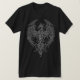 Verziertes dunkles Stammes- Phoenix T-Shirt (Design vorne)