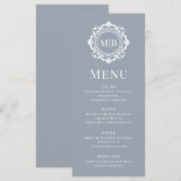 Verziertes florales Monogramm Hochzeit Elegantes S