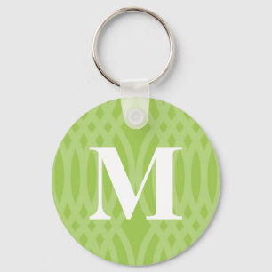 Verziertes gesponnenes Monogramm - Buchstabe M Schlüsselanhänger