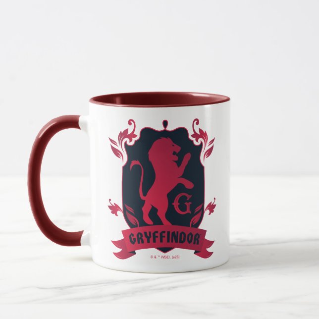Verziertes GRYFFINDOR™-Wappen Tasse (Links)