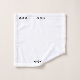 verziertes Handtuch "Luxe & Minimalist" Badhandtuch Set