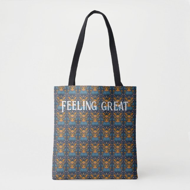 Verziertes Muster Mittelalterliche Tasche personal (Vorderseite)