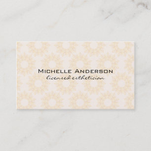 Verziertes Muster Visitenkarte