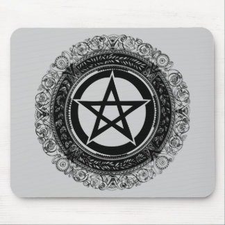 Verziertes Pentagramm Mousepad