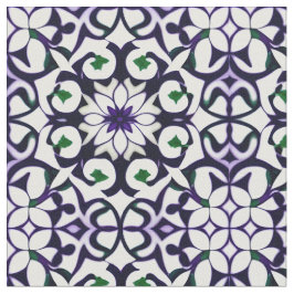 Verziertes symmetrisches Muster Stoff