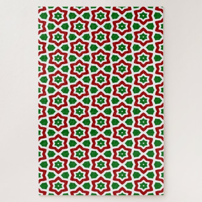Verziertes Weihnachtsmuster (Vertikal)