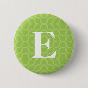 Verziertes zeitgenössisches Monogramm - Buchstabe Button