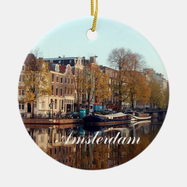Verzierung Amsterdams Christms Keramikornament (Vorne)