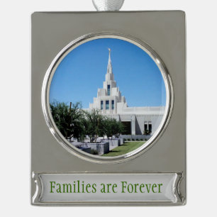 Verzierung Banner-Ornament Silber