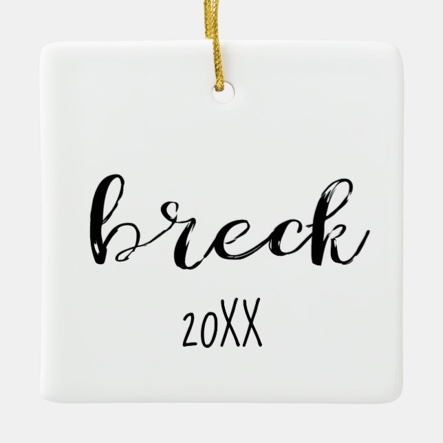 Verzierung Breckenridges, Colorado Keramikornament (Vorderseite)