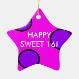 Verzierung des Bonbon-16 Keramikornament