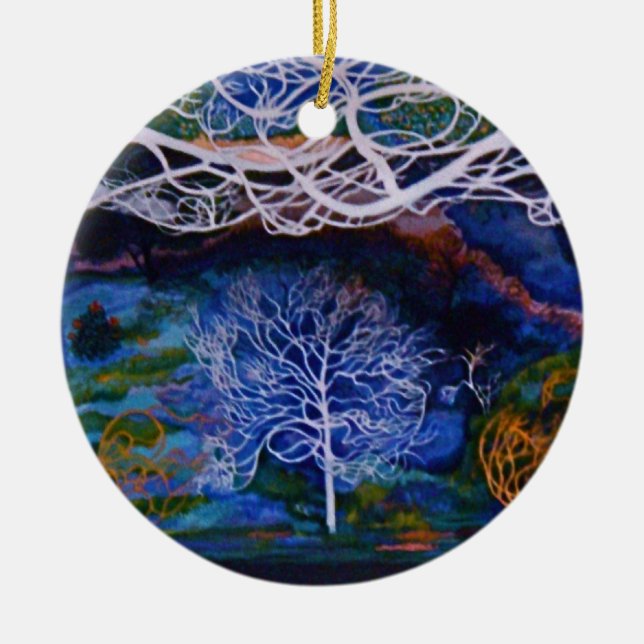 Verzierung des LA SYLPHIDE Keramik Ornament (Vorne)