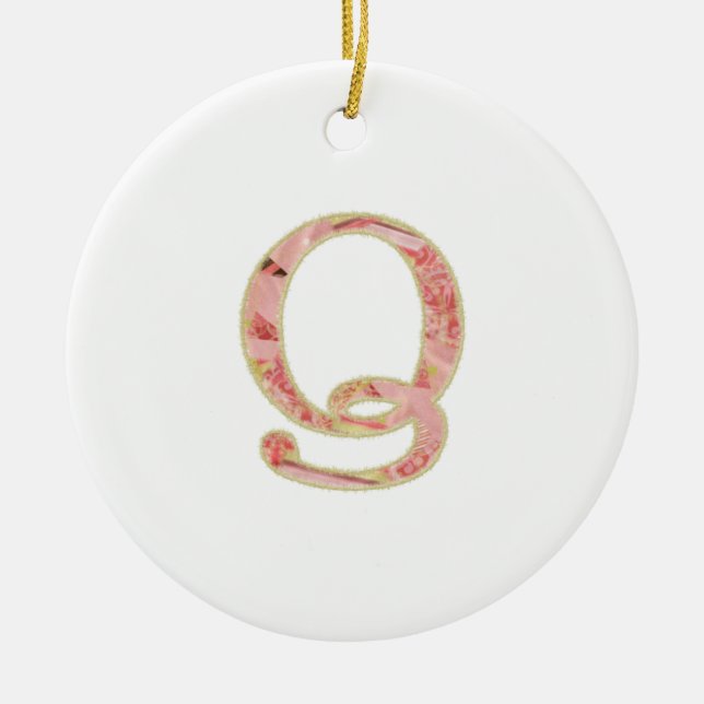 Verzierung des Weihnachtenq Keramik Ornament (Vorne)