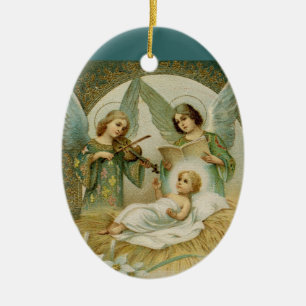 Verzierung: Gloria in Excelsis Deo Keramikornament