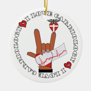 VERZIERUNG I Liebe-Zeichen Keramikornament