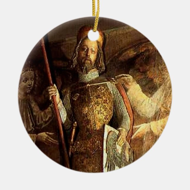 Verzierung König-Wenceslas St Stephen Keramikornament (Vorne)