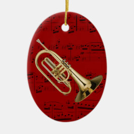 Verzierung - Mellophone - wählen Sie Ihre Farbe Keramikornament