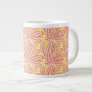 Verzierung mit den Weizenohren Jumbo-Tasse