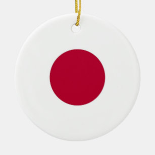 Verzierung mit Flagge von Japan Keramik Ornament