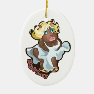 Verzierung mit lustigem Flusspferdcharakter Keramik Ornament