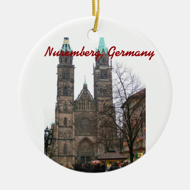 Verzierung Nürnbergs Deutschland Keramikornament (Vorne)